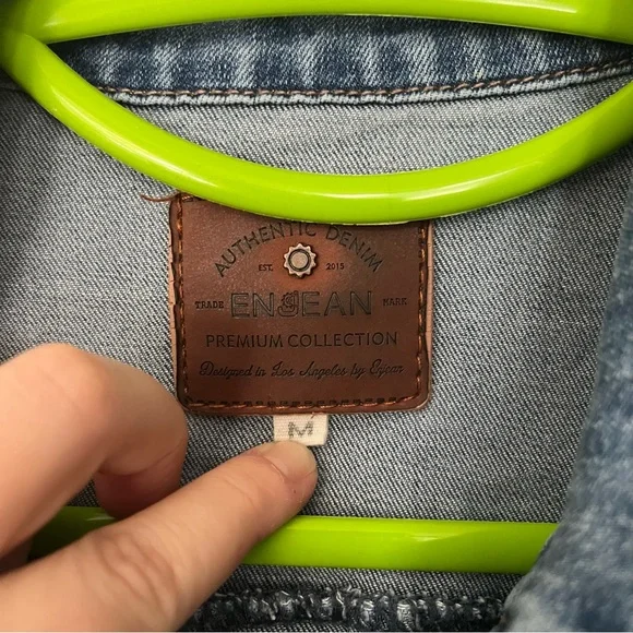 Distressed Denim Jacket - Picture 6 of 7